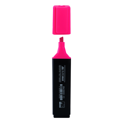 Маркер BUROMAX NEON текстовий (BM.8902-10), рожевий